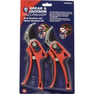 Wickes  Spear & Jackson Bypass & Anvil Secateur Set