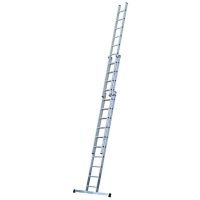 Wickes  Werner 7.44m Pro 3 Section Aluminium Extension Ladder