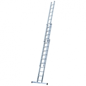 Wickes  Werner 7.44m Pro 3 Section Aluminium Extension Ladder