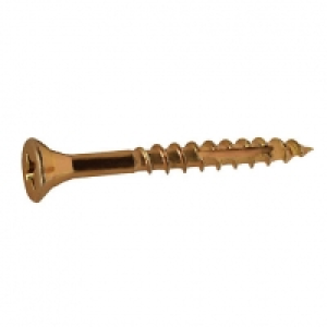 Ulti-Mate II Zinc & Yellow Plated High Performance Wood Scre £7.69