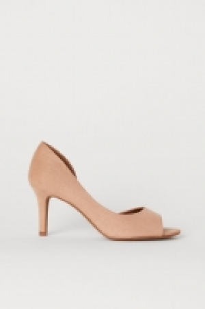  Open-toed court shoes £9.00