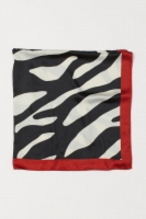  Patterned satin scarf £5.00