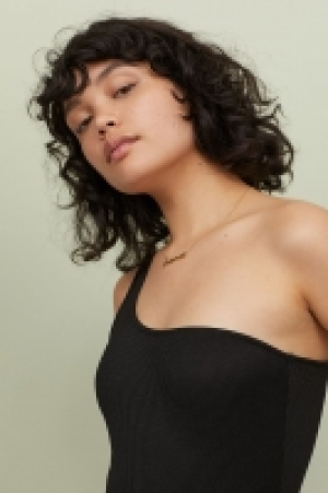  Ribbed one-shoulder body £6.00