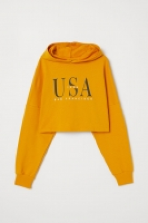  Cropped hooded top £9.00