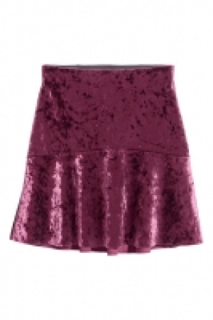  Crushed velvet skirt £13.00
