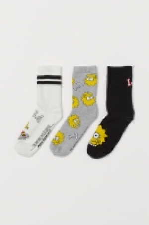  3-pack terry socks £4.00