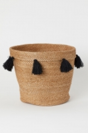  Storage basket with pompoms £12.00