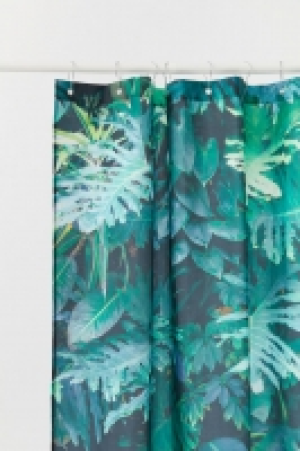  Patterned shower curtain £8.00