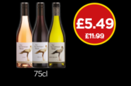 Budgens  Secretary Bird Rose, Shiraz, Chenin Blanc