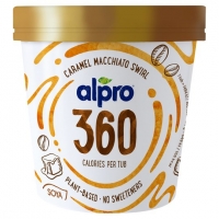 Tesco  Alpro 360 Caramel Macchiato Ice Cream 450Ml