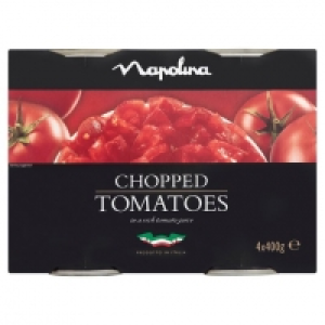 Napolina Chopped Tomatoes 4 X 400G £2.00
