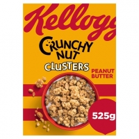 Tesco  Kelloggs Crunchy Nut Peanut Butter Clusters 525G