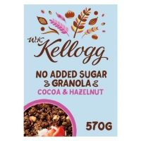 Tesco  W.K Kellogg No Added Sugar Cocoa & Hazelnut Granola 550G
