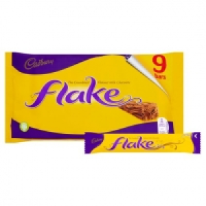 Tesco  Cadbury Dairy Milk Flake Chocolate Bars X9 180G