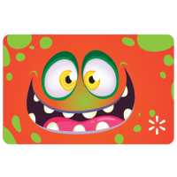 Walmart  Goofy Monster Walmart Gift Card
