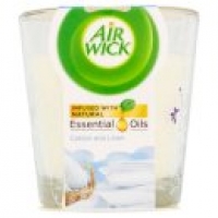 Asda Air Wick Essential Oils Candle, Cotton & Linen