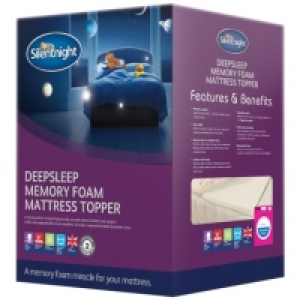 BMStores  Silentnight Memory Foam Mattress Topper - King