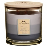 BMStores  Heritage Mini Layered Candle - Cotton