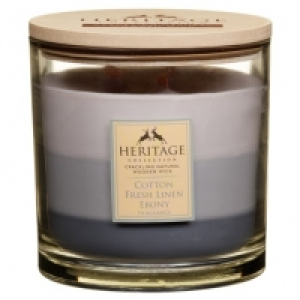 Heritage Mini Layered Candle - Cotton