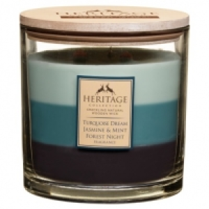Heritage Mini Layered Candle - Turquoise Dream