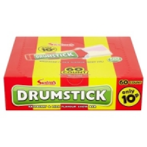 Swizzels Drumstick Original Raspberry & Milk Chew Bars Box o