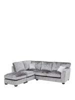 LittleWoods  Glitz Fabric Standard Back Left Hand Corner Chaise Sofa with