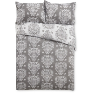 Aldi  Double Scandi Heart Duvet Set