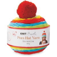Aldi  Rainbow Pom Hat Yarn