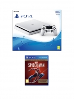 LittleWoods  Playstation 4 PS4 White 500GB Console with Marvels Spider-Ma
