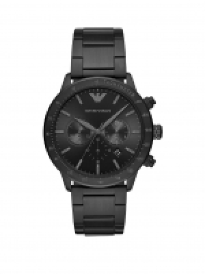 LittleWoods  Emporio Armani Emporio Armani Black Chronograph Dial Black S