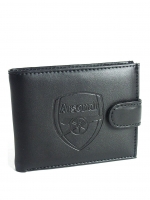 LittleWoods  Official Football Leather Wallet with Embossed Crest - Liver
