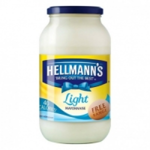 Poundstretcher  HELLMANNS MAYO LIGHT JAR 800G