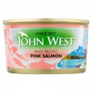 Poundstretcher  JOHN WEST WILD PACIFIC PINK SALMON 213G