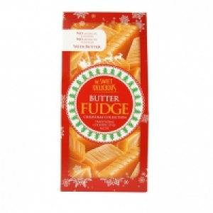 CHRISTMAS BUTTER FUDGE 180G £1.00