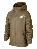 LittleWoods  Nike Sportswear Kids Fleece Lined Jacket - Olive