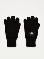 LittleWoods  Superdry Orange Label Gloves - Black