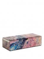 LittleWoods  Marble Effect Glass Jewellery Box