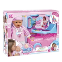 QDStores  My Dolly Sucette Toy Doll First Steps Set