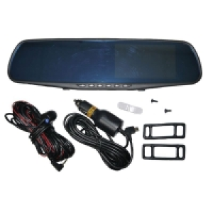 Rear Mirror Dash Cam With Rear View Camera £23.99