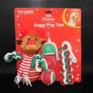 Doggy Play Toys Christmas Gift Set £4.79