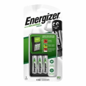 Energizer Accu Recharge Maxi Compact Battery Charg er with 1 £12.00