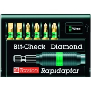 Wera BiTorsion 7 Piece Phillips & Slotted Set Including Rapi