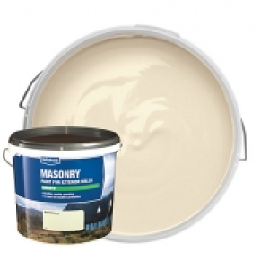 Wickes  Wickes Smooth Masonry Paint - Buttermilk 10L