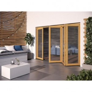 Jeld-Wen Kinsley Finished Solid Hardwood Patio Bifold Door S £2,990.00