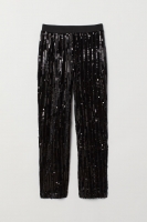 HM   Pull-on sequined trousers