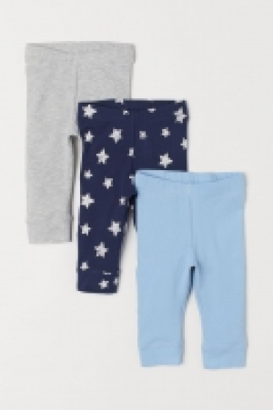  3-pack cotton leggings £7.00