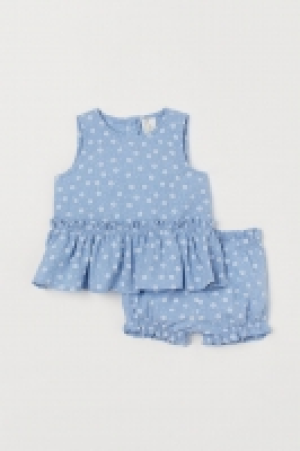 HM   Peplum top and puff pants