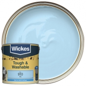 Wickes Sky - No. 910 Tough & Washable Matt Emulsion Paint -  £16.00