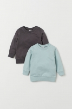  2-pack cotton sweatshirts £6.00