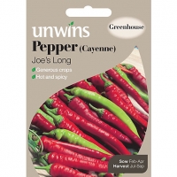 Wickes  Unwins Joes Long Chilli Pepper Seeds